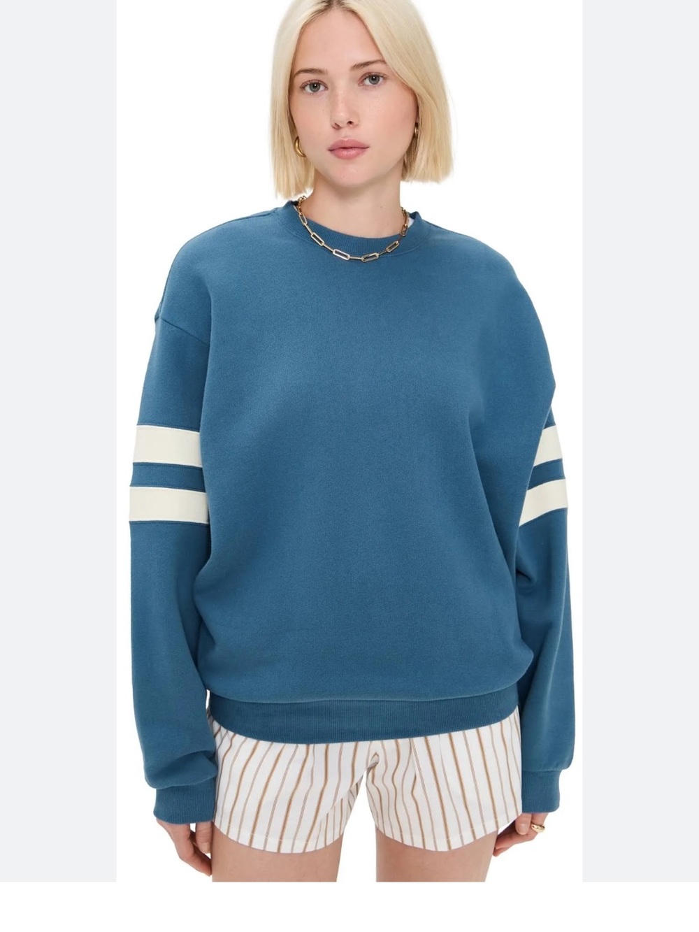 Clare V varsity sweatshirt